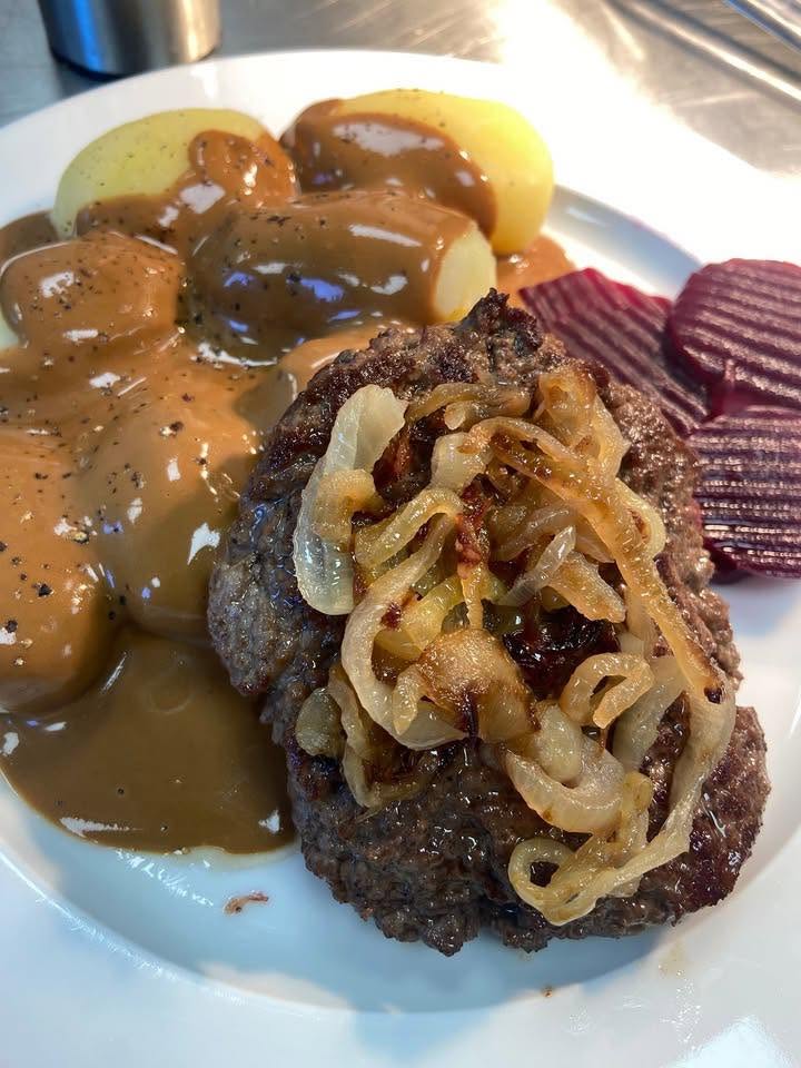 Hakkebøf fra Café LIF